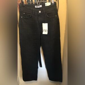 Zara High Rise Jeans in Black